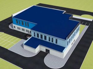 Проект административно-бытового здания 18,5х27х4,5